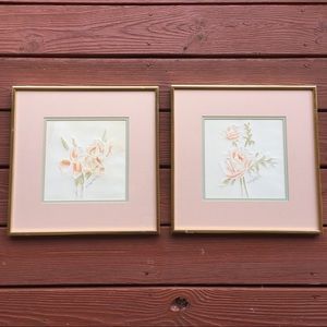 Vintage watercolor painting